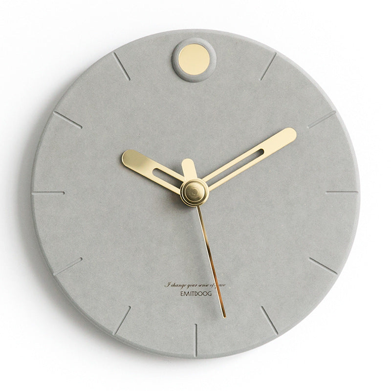 EMITDOOG Point Gray Wall Clock