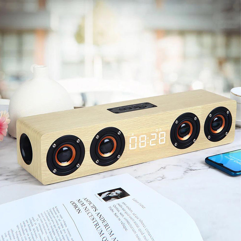 Wooden Bluetooth Sound Bar