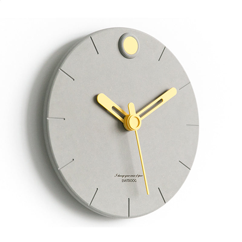 EMITDOOG Point Gray Wall Clock
