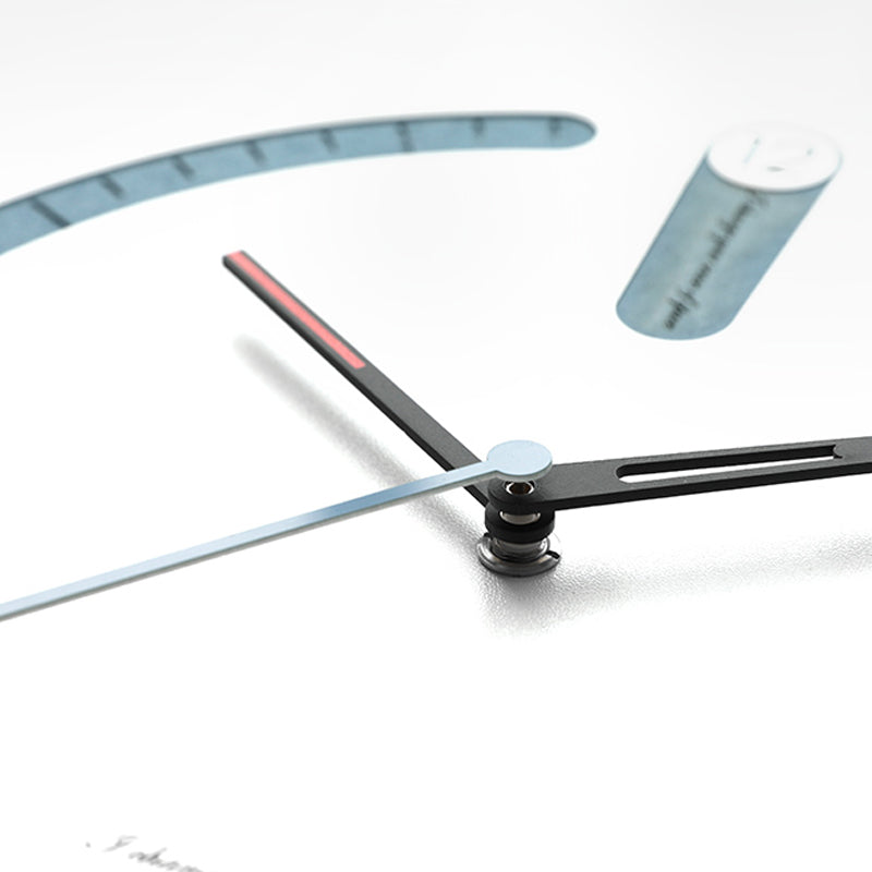 EMITDOOG Round Point Wall Clock