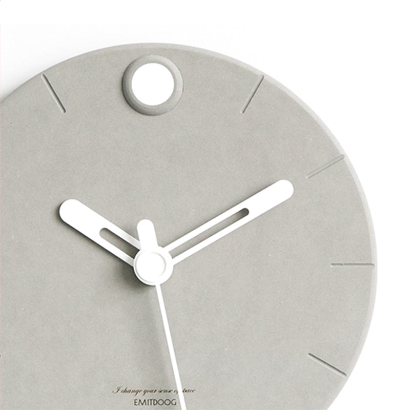 EMITDOOG Point Gray Wall Clock