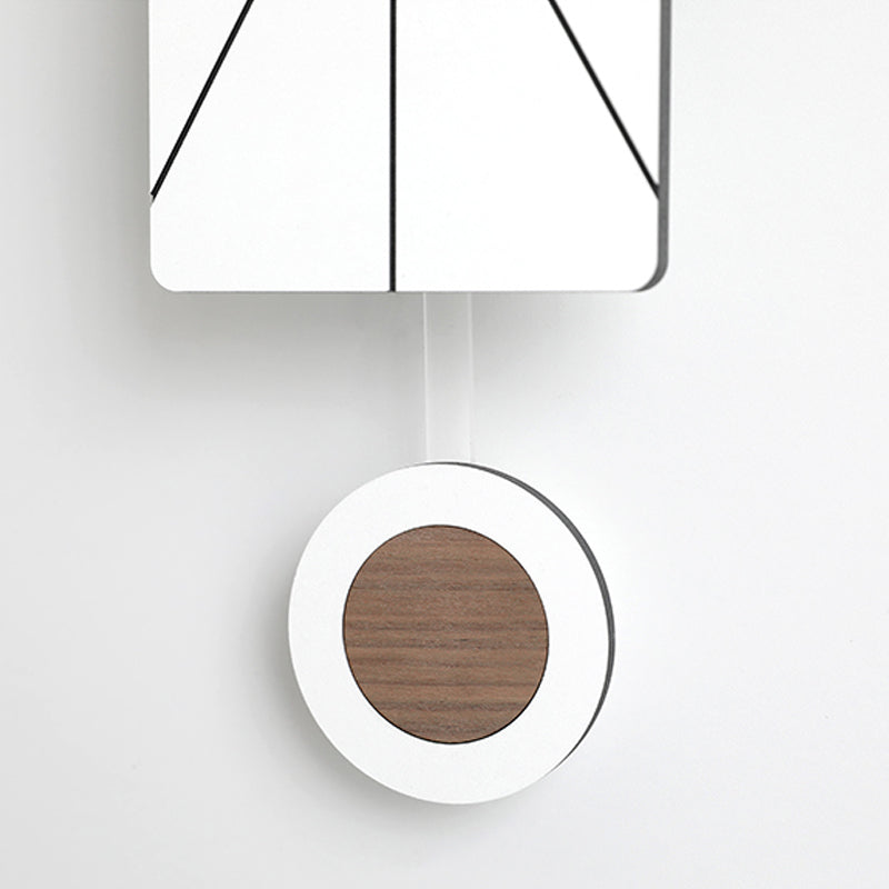 EMITDOOG Minimal Line Pendulum Wall Clock