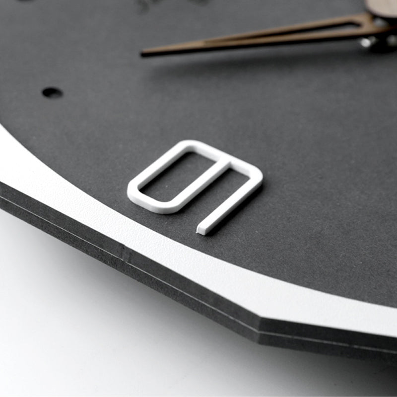 EMITDOOG Incessant Polygon Wall Clock