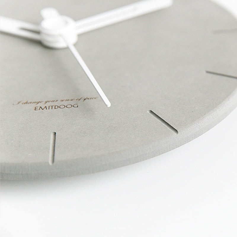 EMITDOOG Point Gray Wall Clock