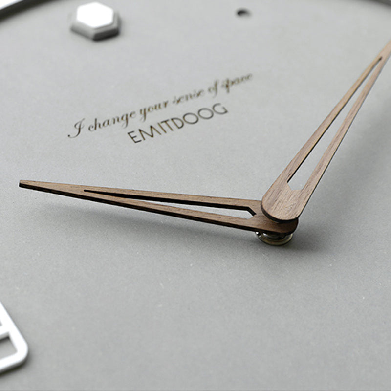 EMITDOOG Incessant Polygon Wall Clock