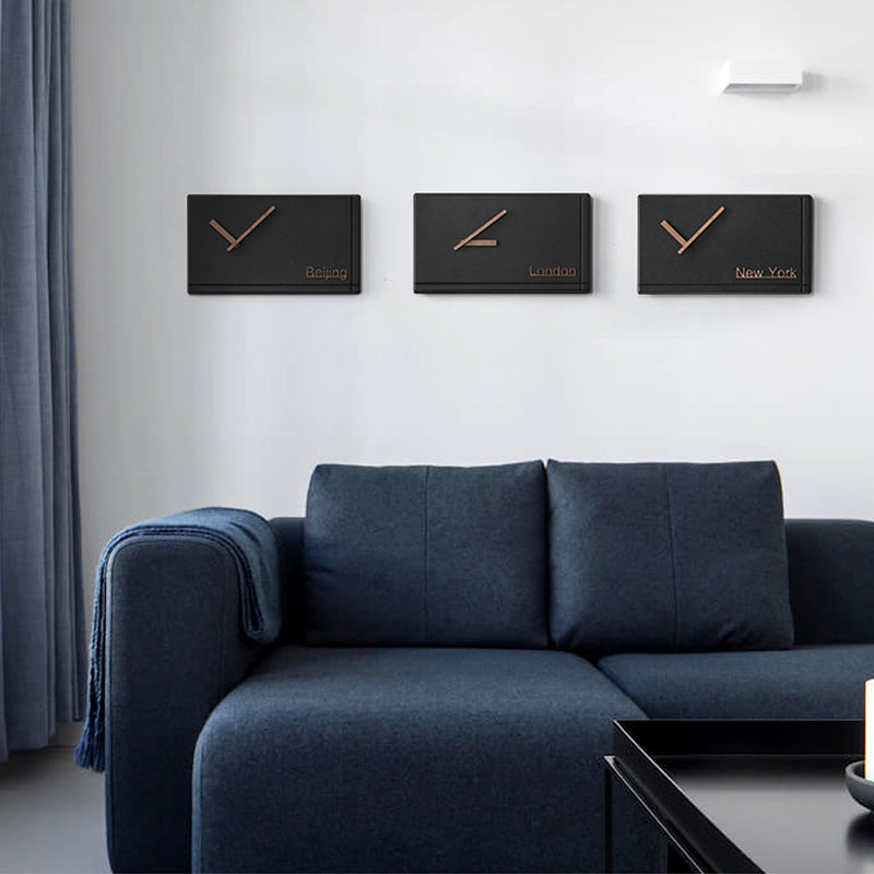 EMITDOOG Longitude Minimalist Wall Clock