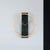 Moderna Ødger Brass Ring Marble Wall Clock