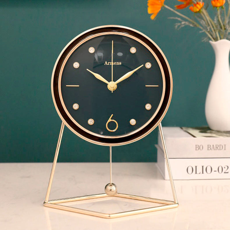 Tannis Armens Leather Pendulum Clock