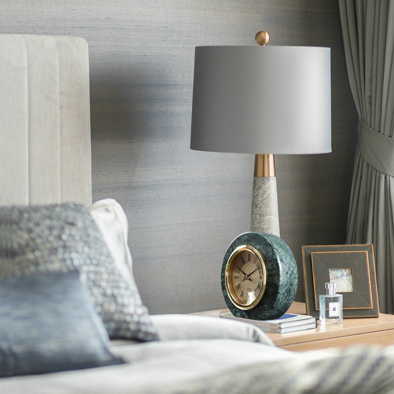 Ylva Nordic Marble Standing Clock Roman Numeral