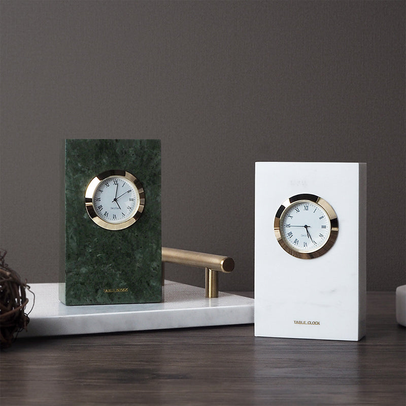 Moderna DecoTalk Marble Table Clock