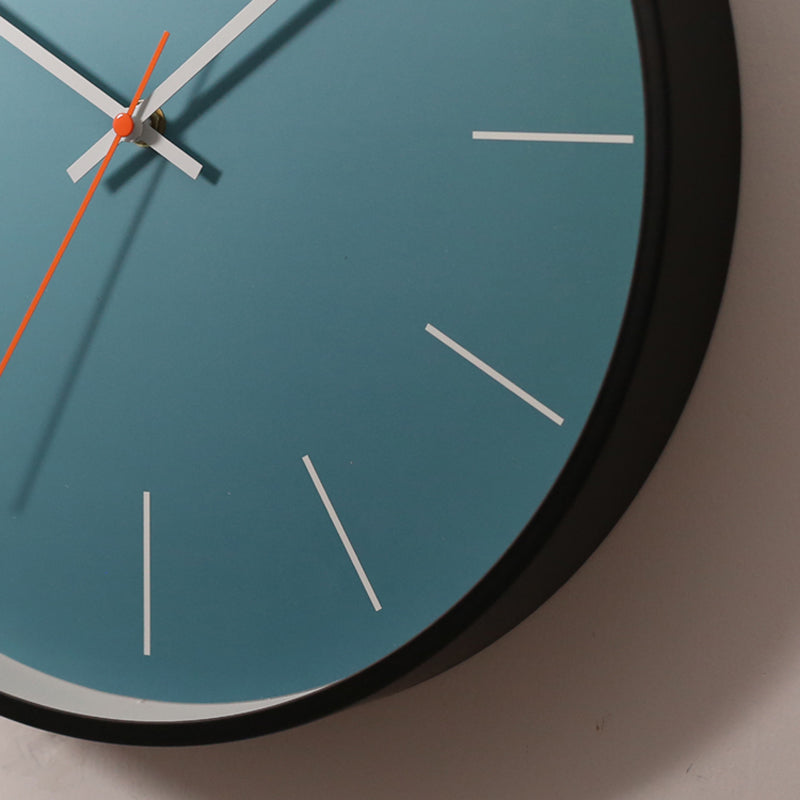 Geekcook Teal Minimalist Wall Clock