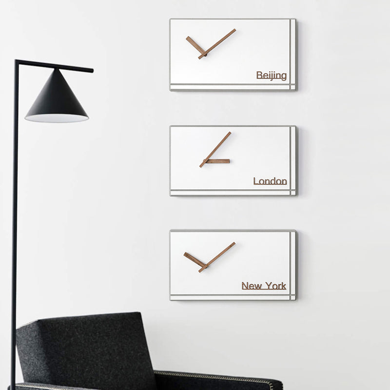 EMITDOOG Longitude Minimalist Wall Clock