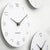 EMITDOOG Simple White Home Wall Clock