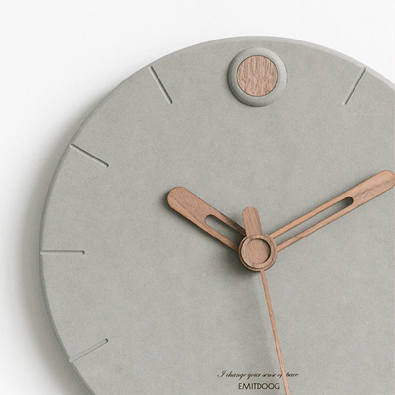 EMITDOOG Point Gray Wall Clock