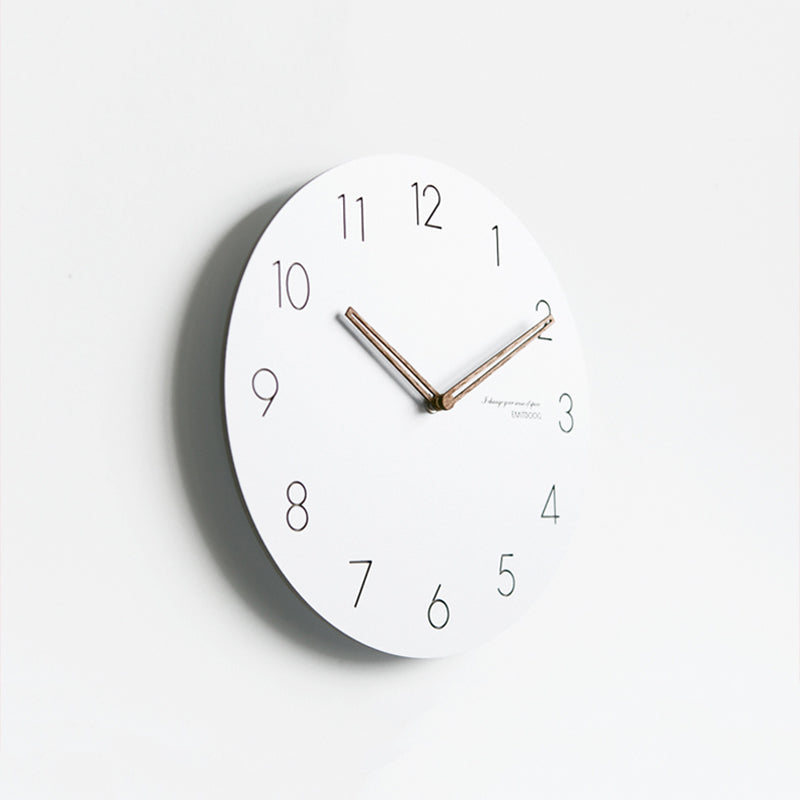 EMITDOOG White Circle 15 Inch Wall Clock