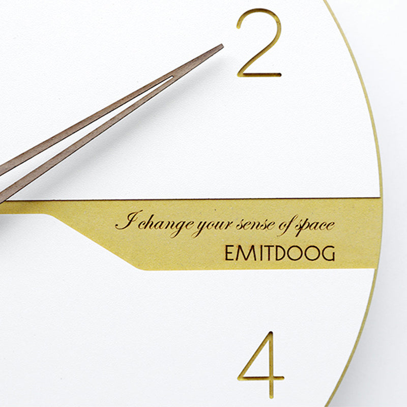 EMITDOOG Concise Minimalist Wall Clock
