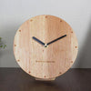Log Steady Wooden Clock