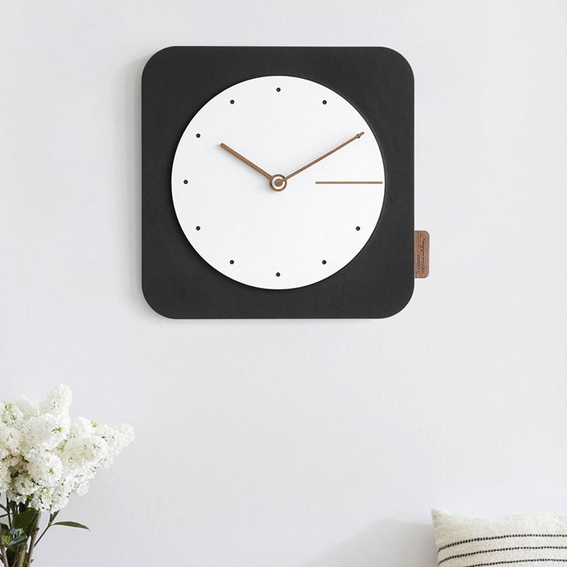 EMITDOOG Minimalist Square Wall Clock