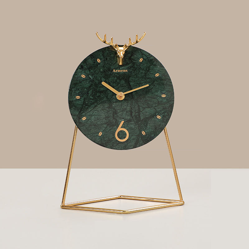 Marmor Armens Marble Bronze Diamond Stand Clock