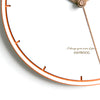 EMITDOOG Color Circle Line Wall Clock