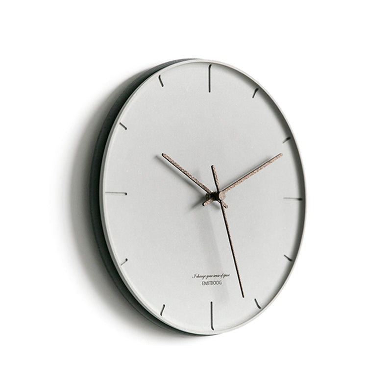 EMITDOOG Gray Edge Wall Clock