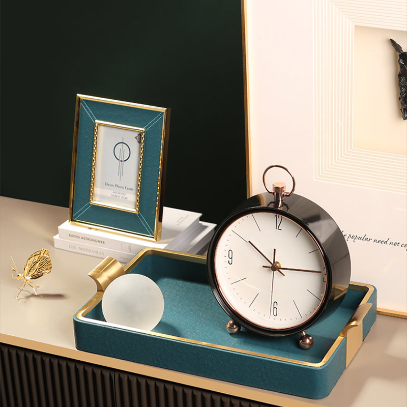 Home Surface Black Clock