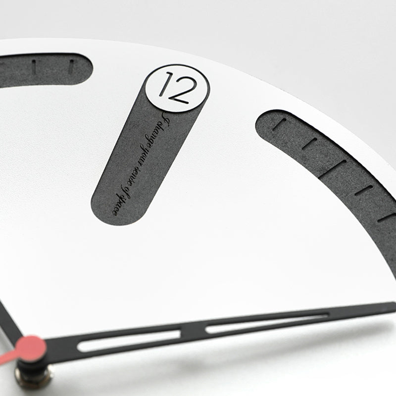 EMITDOOG Round Point Wall Clock