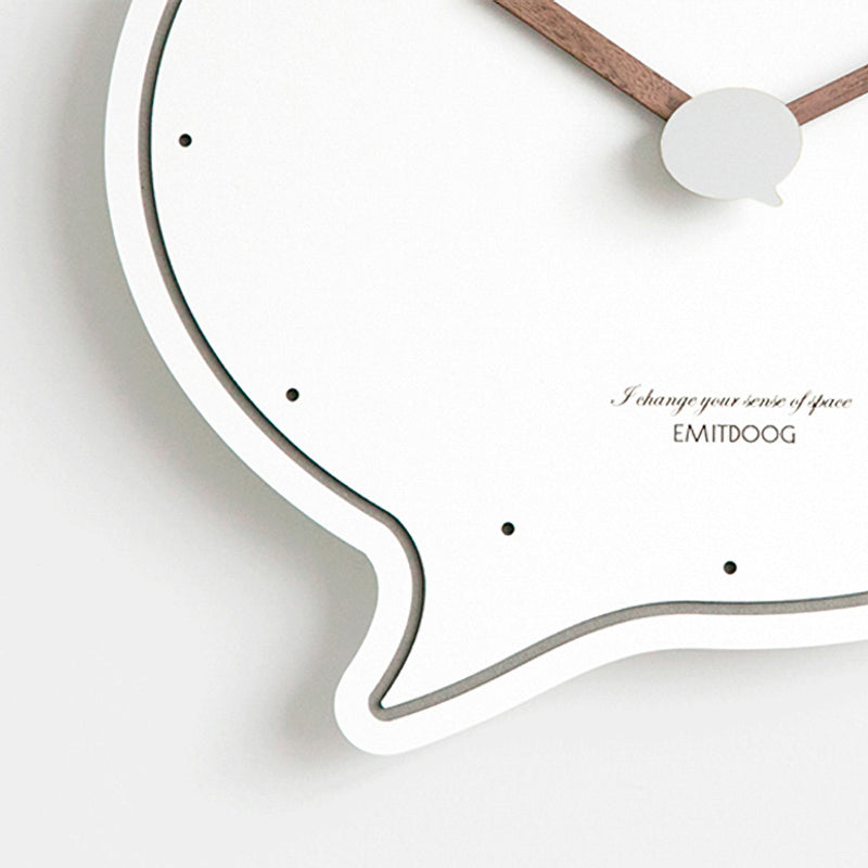 EMITDOOG Speech Bubble Wall Clock