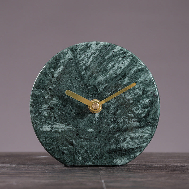 Ylva Nordic Marble Table Clock