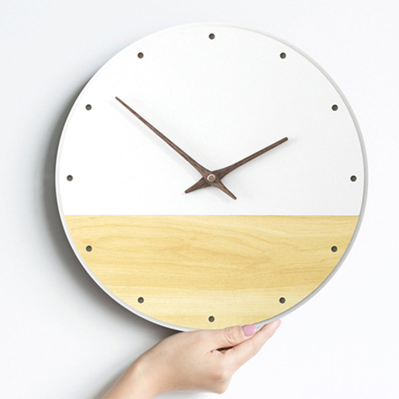 EMITDOOG Japanese Wooden Wall Clock