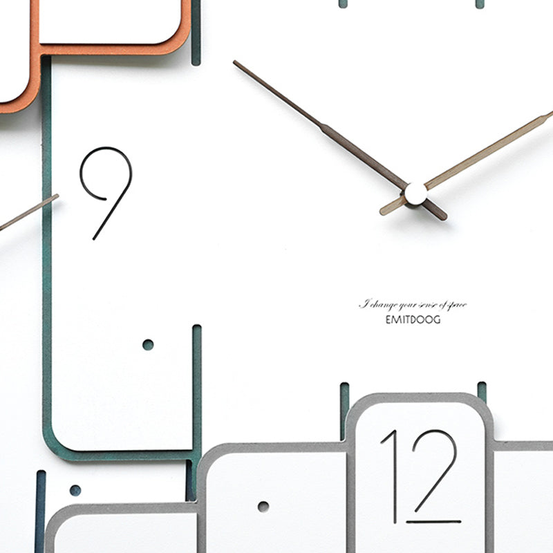 EMITDOOG Atmospheric Cloud Wall Clock