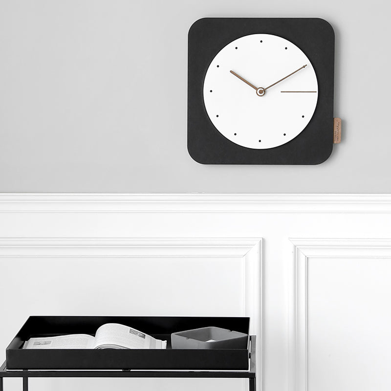 EMITDOOG Minimalist Square Wall Clock