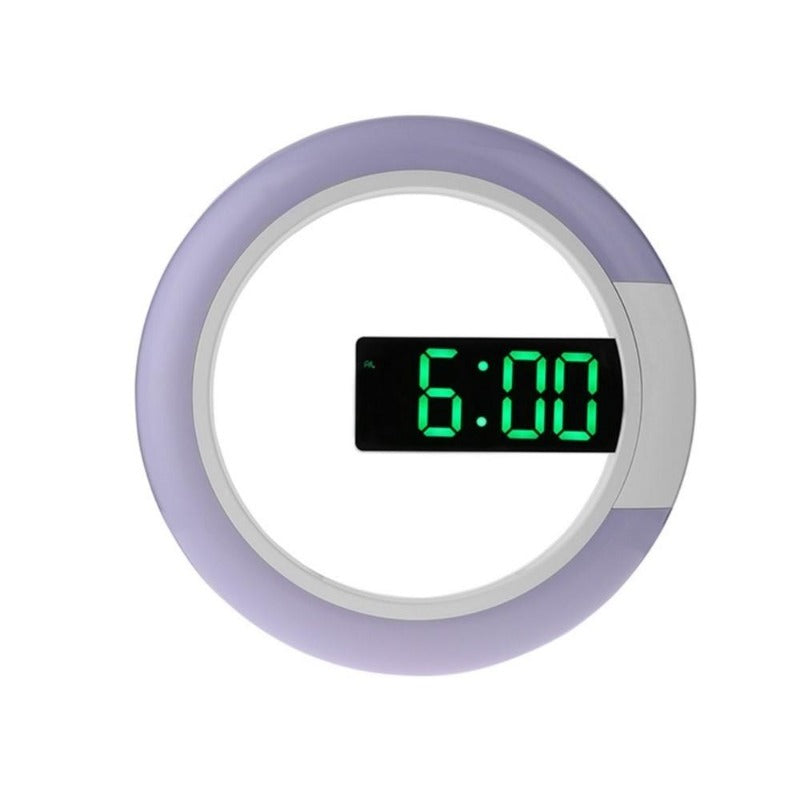 LED Halo Wall Digital Clock