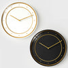 EMITDOOG Minimalist Gold Ring Wall Clock