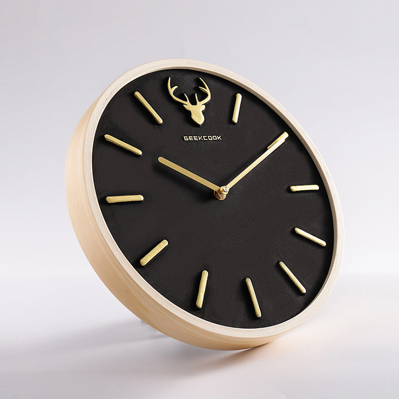 Geekcook Nordic Tolf 12 Inch Wall Clock