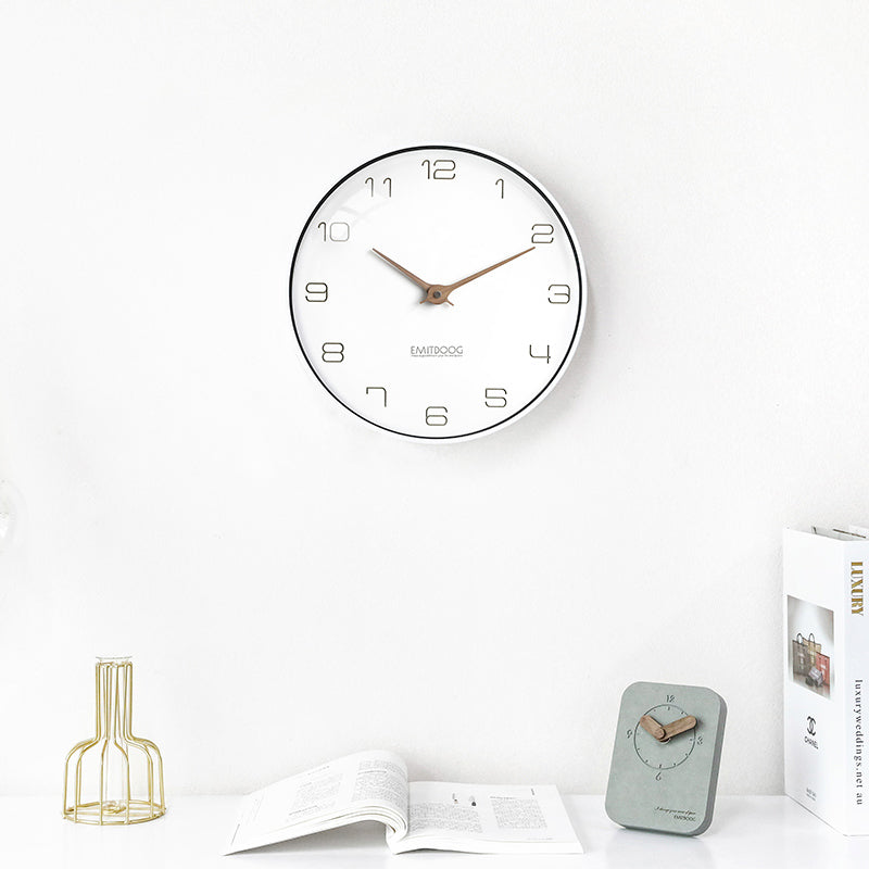 EMITDOOG Classic Glass 12&quot; Wall Clock