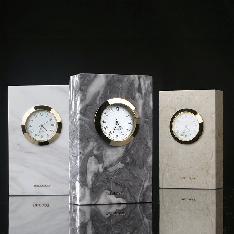 Moderna DecoTalk Marble Table Clock