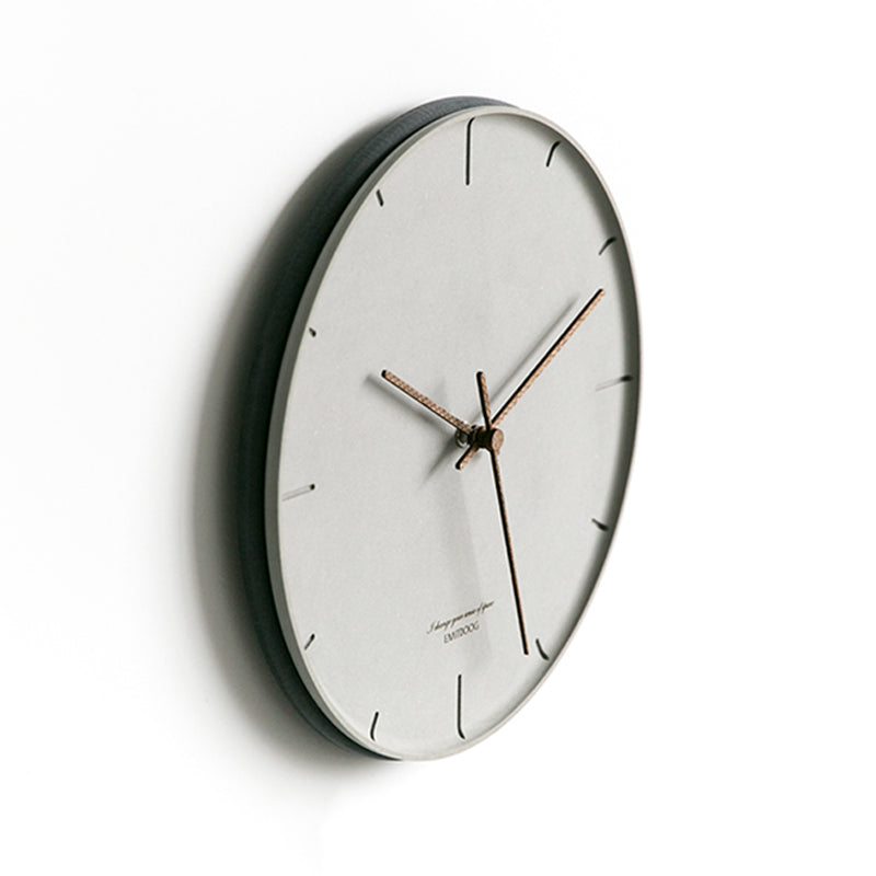 EMITDOOG Gray Edge Wall Clock