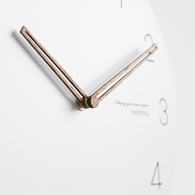 EMITDOOG White Circle 15 Inch Wall Clock