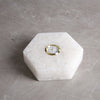 Camry Luxury Spar Crystal Clock Hexagon
