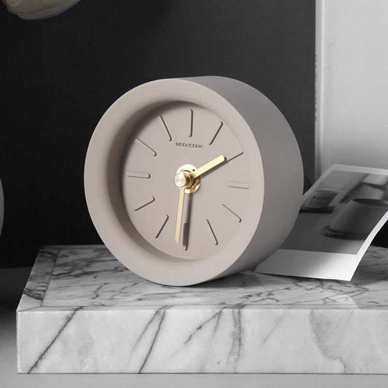 Geekcook Nordic Cement Clock | Nordic industrial style concrete clock ...