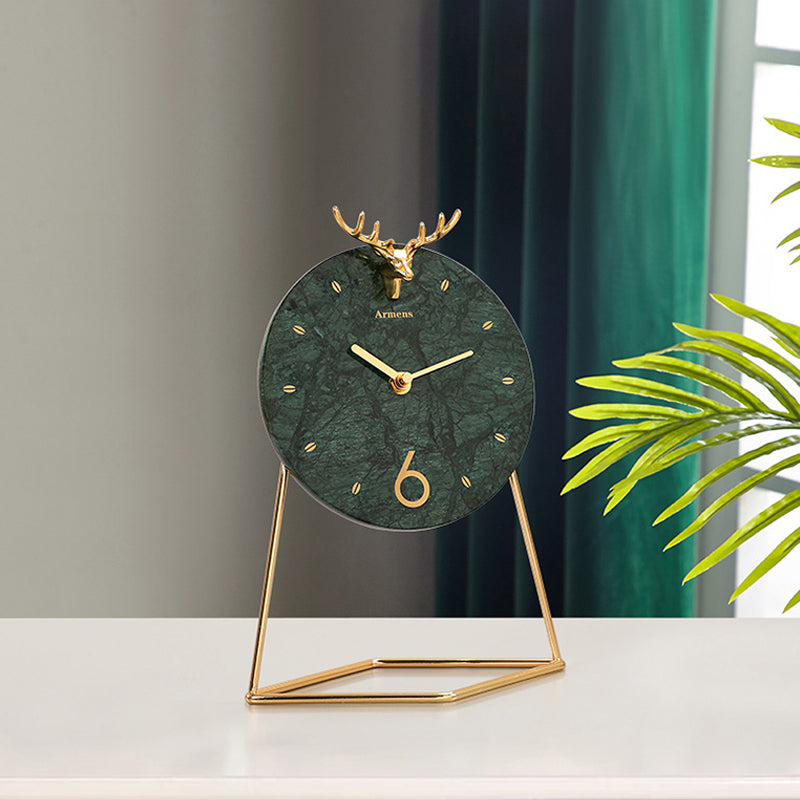 Marmor Armens Marble Bronze Diamond Stand Clock