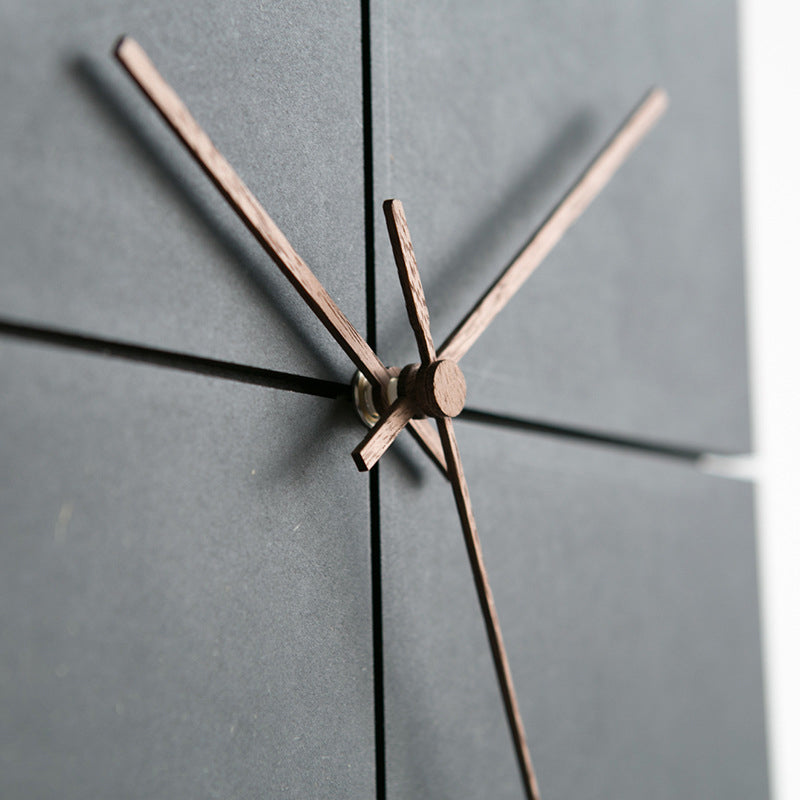 EMITDOOG Black Cross Wall Clock