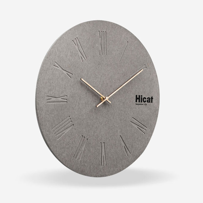 Hicat Decorative Life Gray Cement Wall Clock