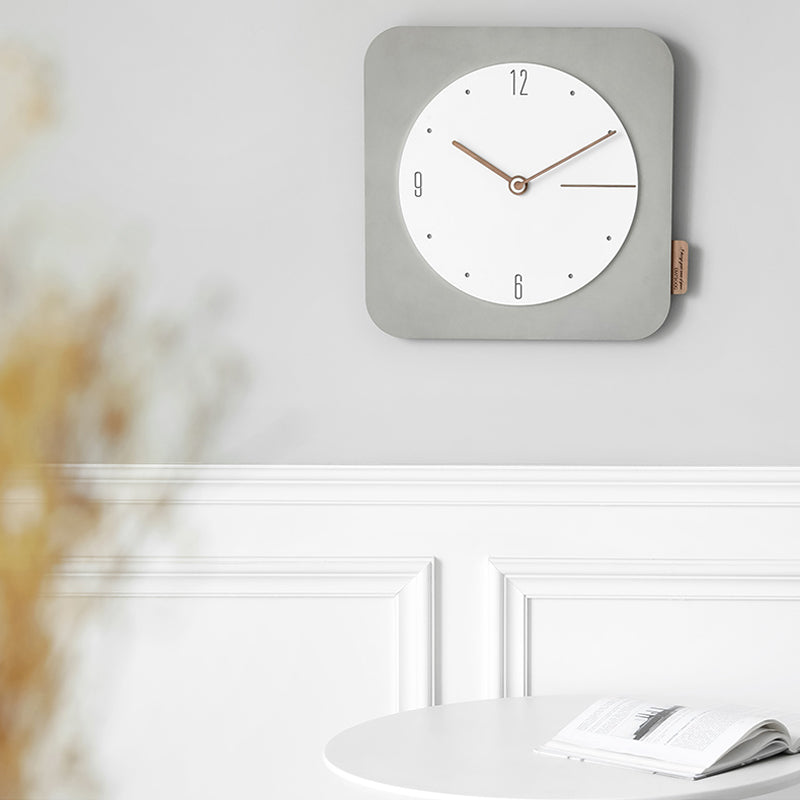 EMITDOOG Minimalist Square Wall Clock