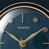 Tannis Armens Leather Bird Paradise Clock