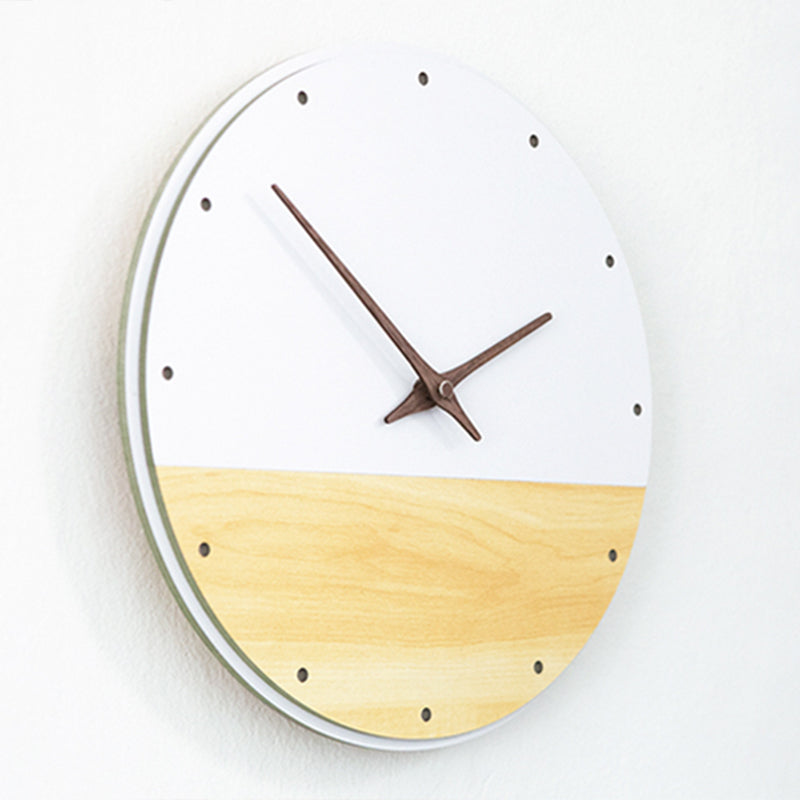 EMITDOOG Japanese Wooden Wall Clock