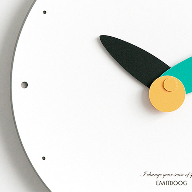 EMITDOOG Eden Leaf Wall Clock