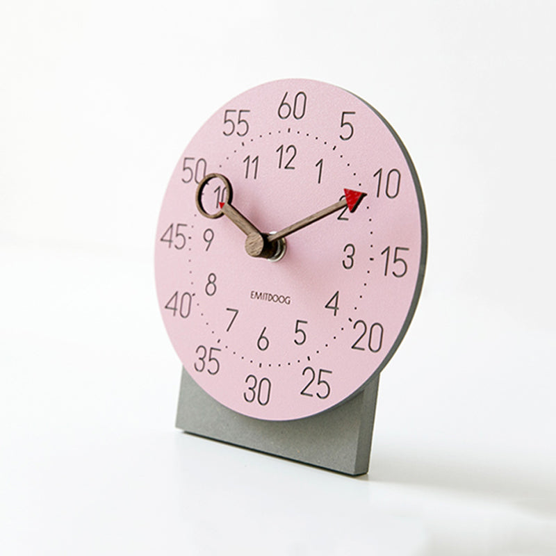 EMITDOOG Schedule Minimalist Desk Clock