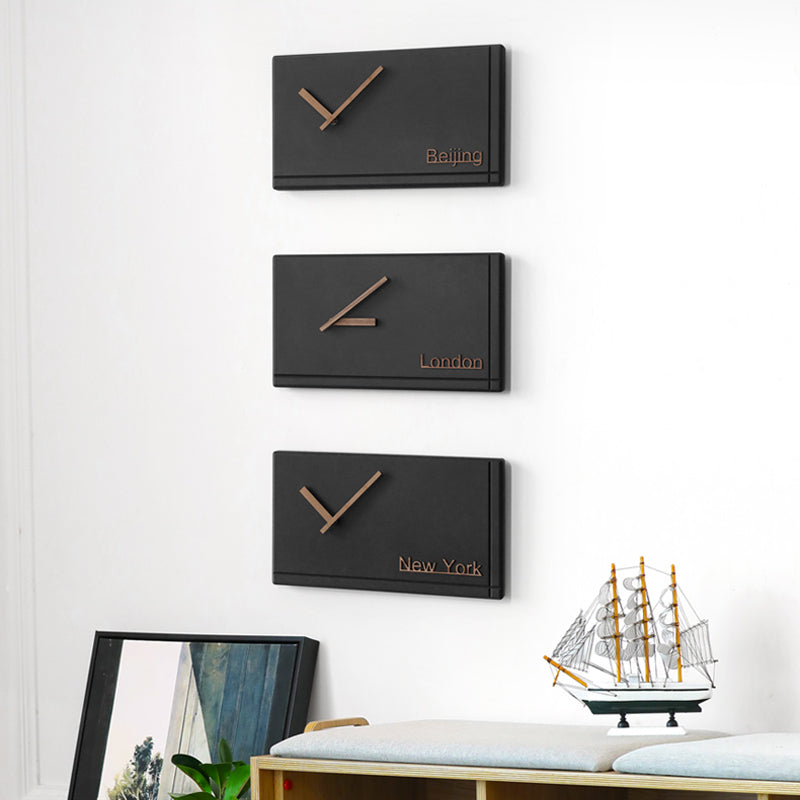 EMITDOOG Longitude Minimalist Wall Clock